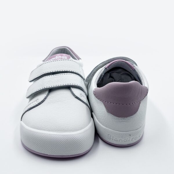 Zapatillas Barefoot Deportivas Londres blanco Rosa - Imagen 2