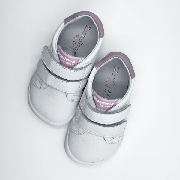 Zapatillas Barefoot Deportivas Londres blanco Rosa - Imagen 11