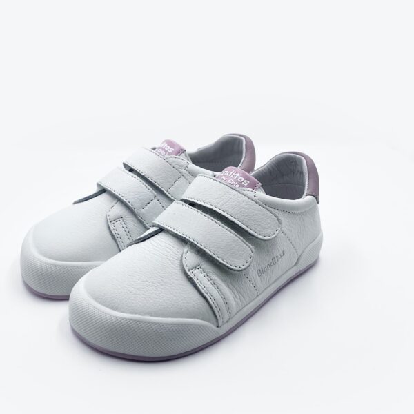 Zapatillas Barefoot Deportivas Londres blanco Rosa - Imagen 6