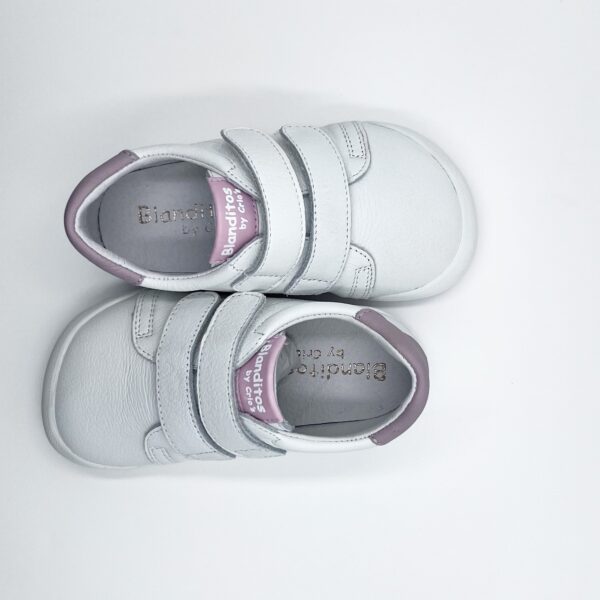 Zapatillas Barefoot Deportivas Londres blanco Rosa - Imagen 5
