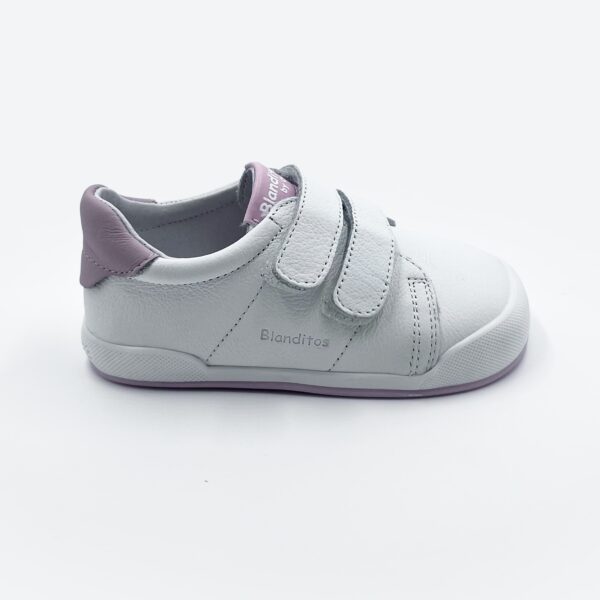 Zapatillas Barefoot Deportivas Londres blanco Rosa - Imagen 4