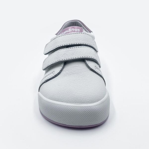 Zapatillas Barefoot Deportivas Londres blanco Rosa - Imagen 3