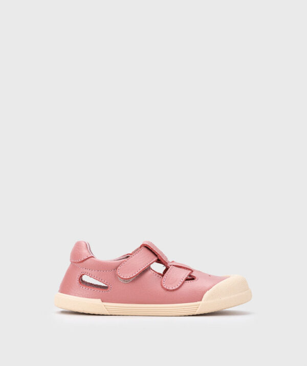 Sandalia Cangrejera de Piel,  Barefoot Medium New Pink